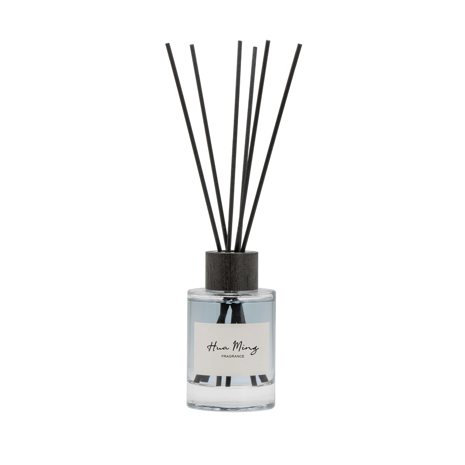 Huaming Luxury 100ml Glass Aroma Oil bottle Reed Diffuser Sticks 4oz 8oz Air Freshener Perfume Glass Reed Diffuser Bottle