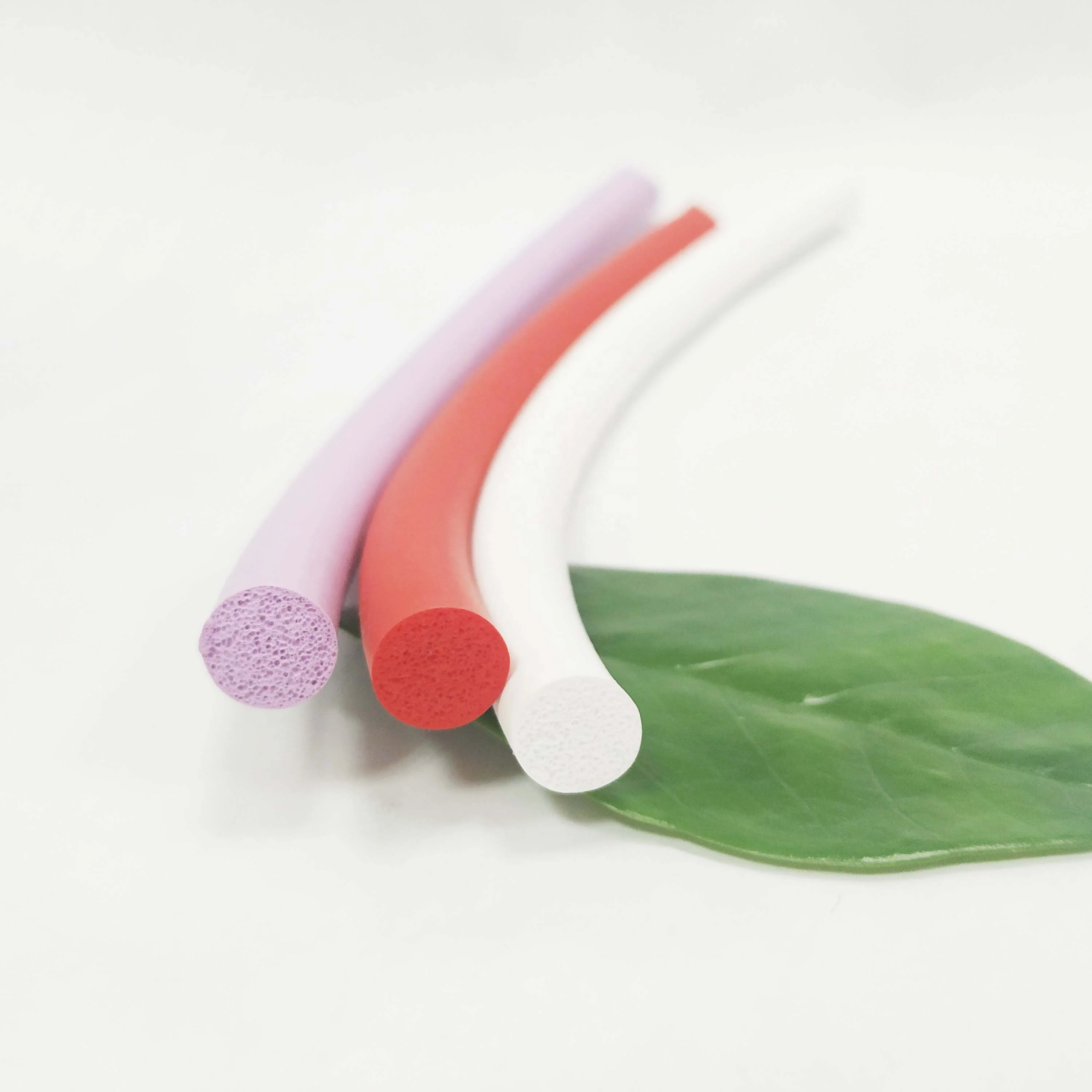 NF rubber 10mm soft rubber tubing round white foam tube