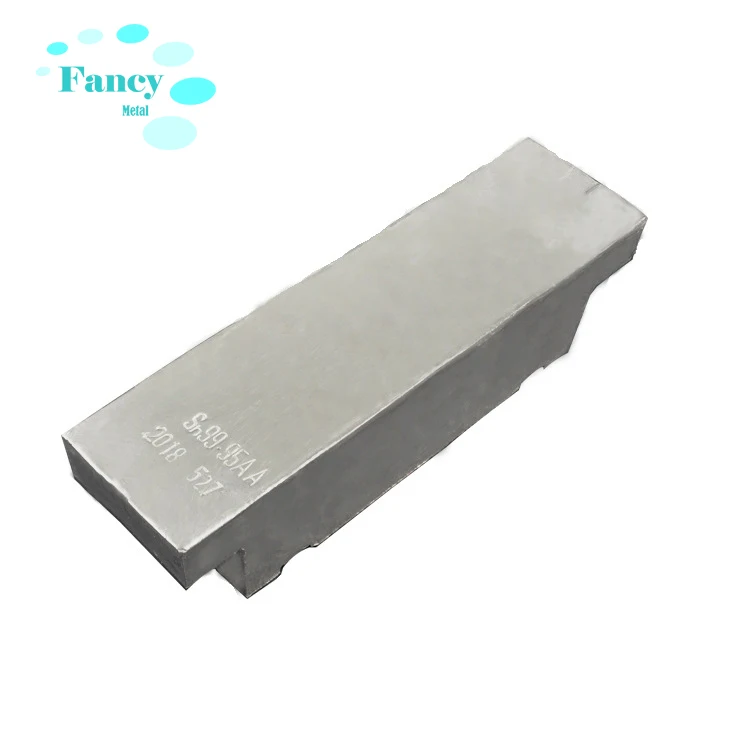  Tin ingots Sn99 casting Factory sale