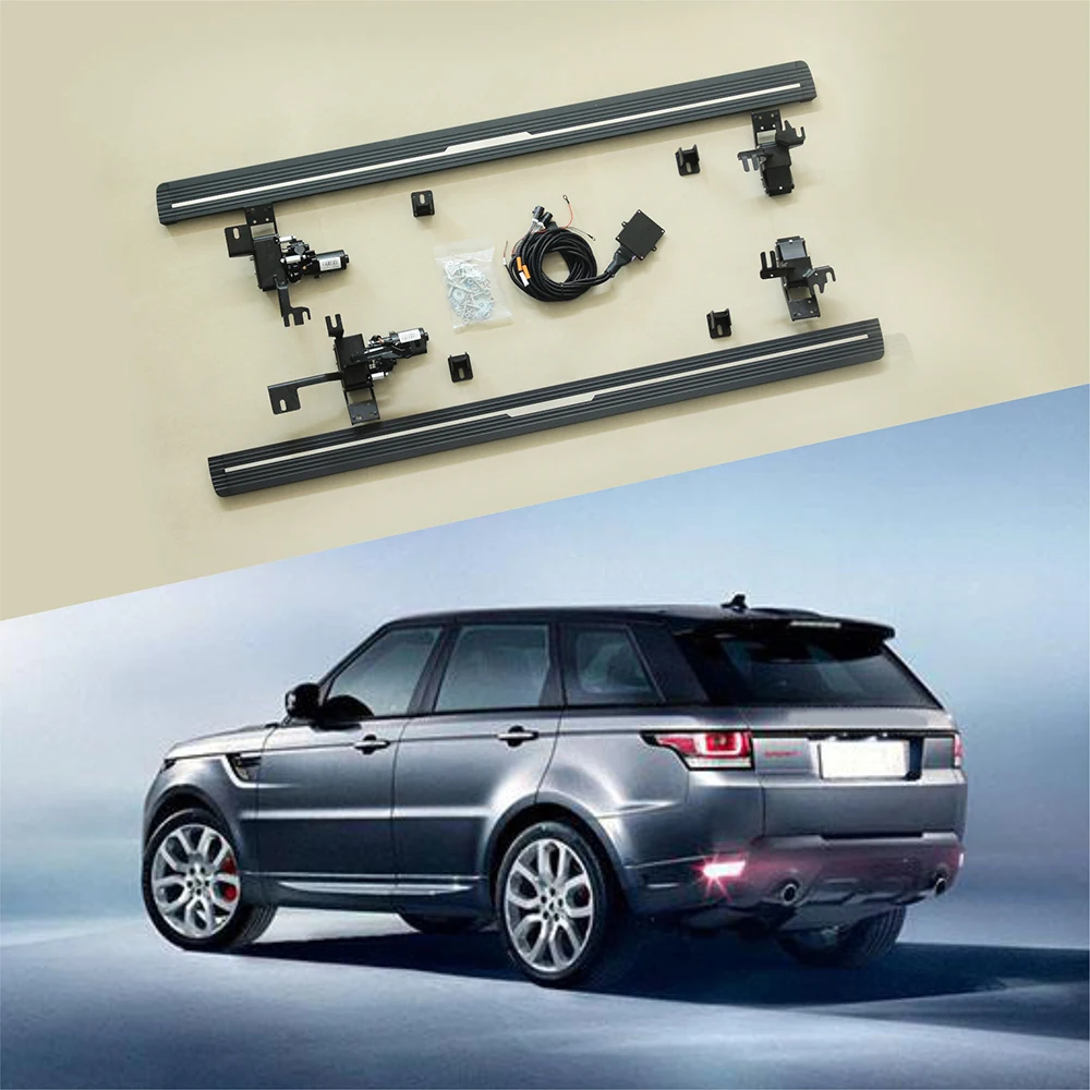 
car aluminum alloy side step folding step electric step for vehicle for Land Rover Evoque 