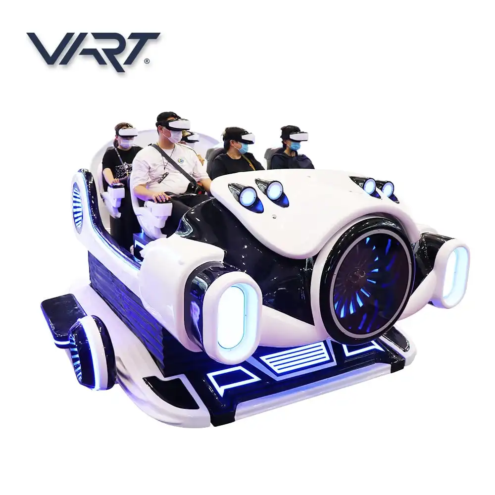 Factory Dynamic Motion 12D Virtual Reality Chair Game Machine 6 Seats 9D Simulator 4D Cinema
