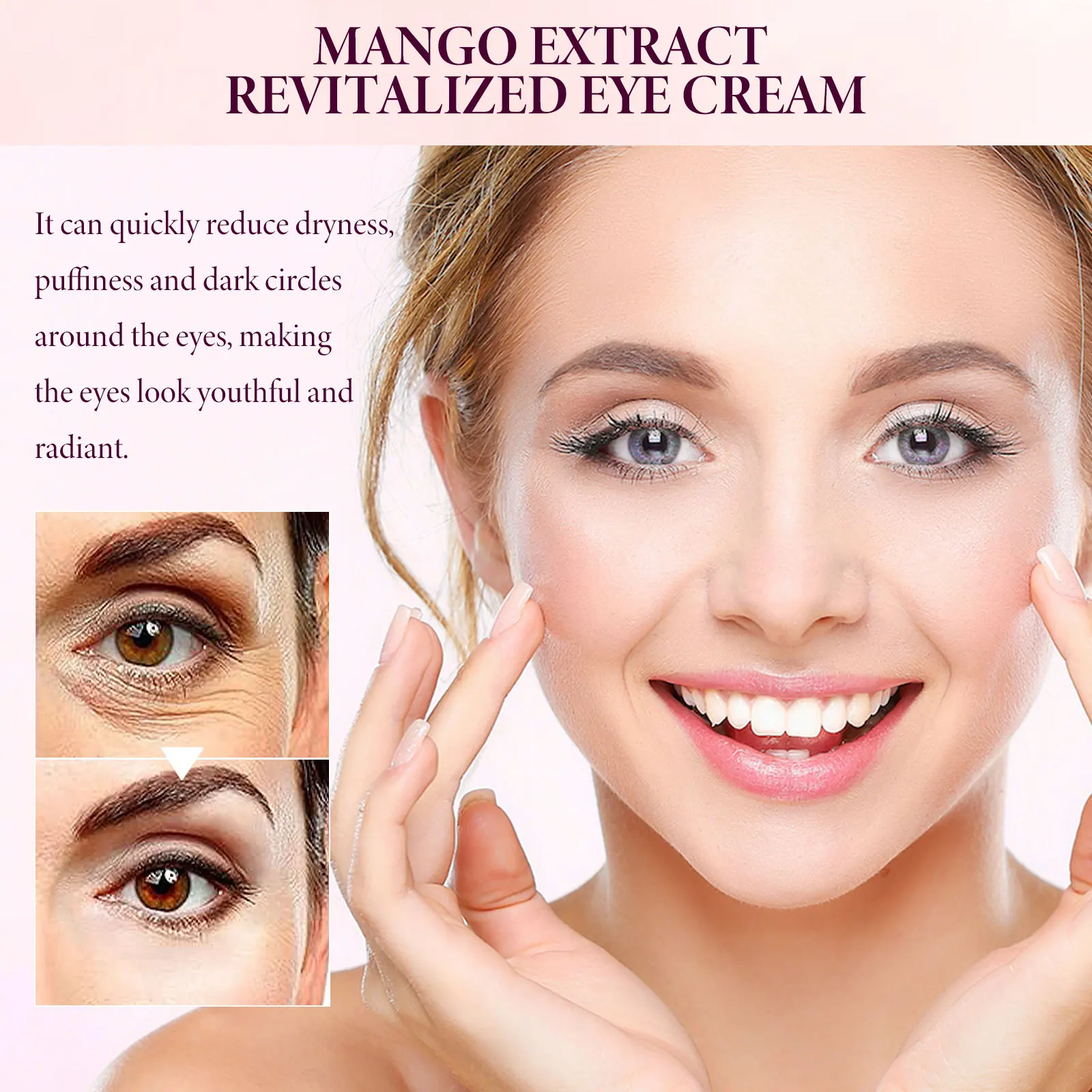 High Quality Natural Lighten Dark Circles Anti Wrinkles Moisturize Nourish Revitalized Eye Cream With Best Quality