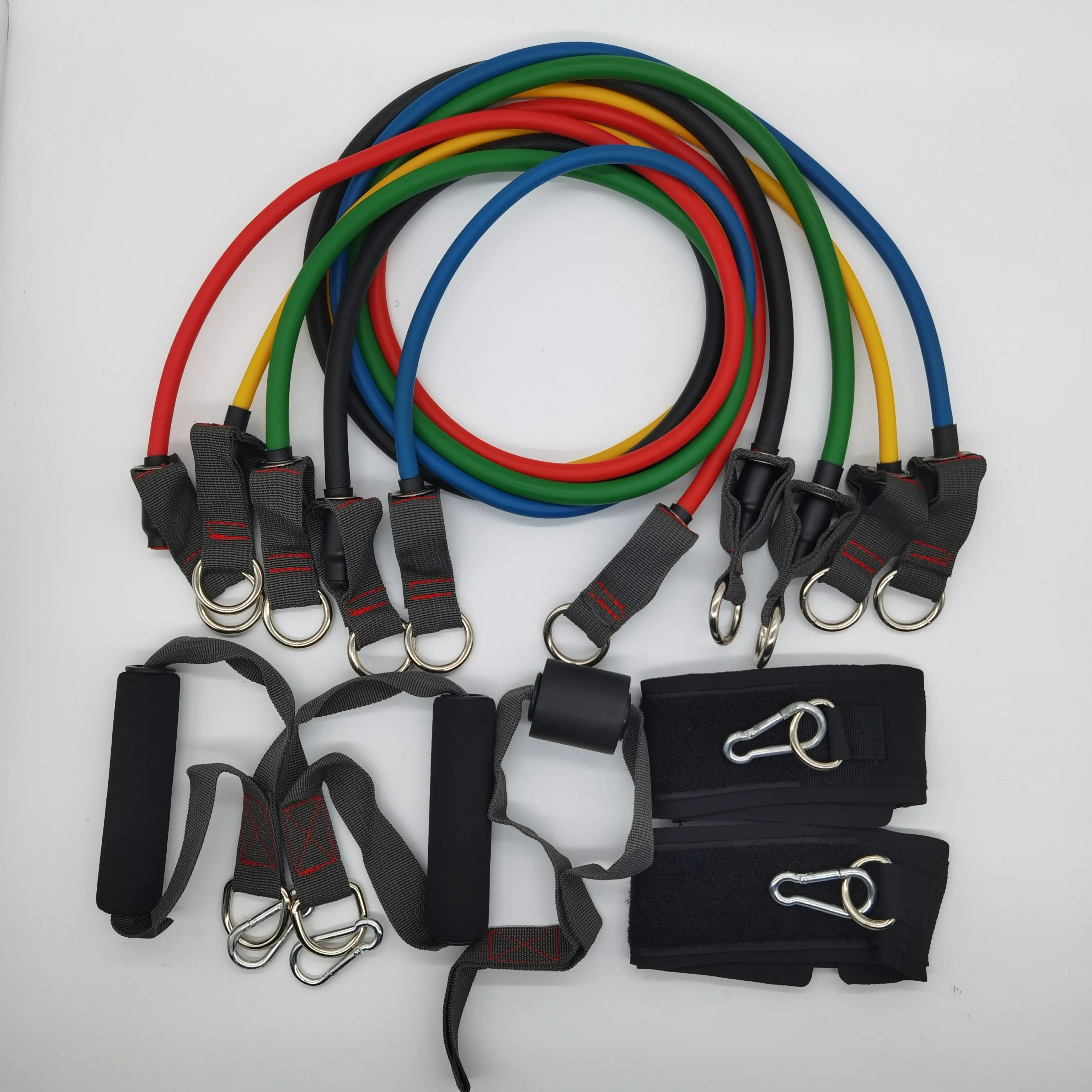 
Customized Fitness Exercise Tube 11 Pcs/Set Latex Resistance Bands Sets Training Yoga Tubes pull rope Elastic Booty Home Gym 