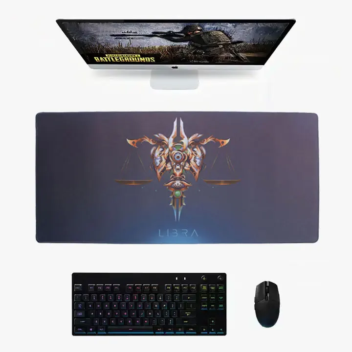 ergonomic design leather desk mat keyboard wrist rest custom ergonomic mousepad