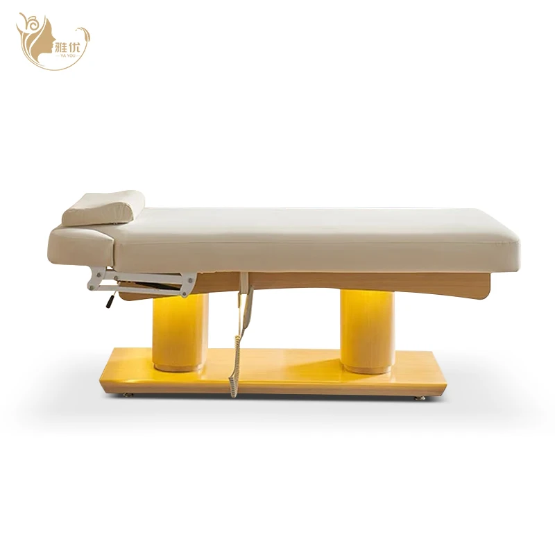 3 Motor Electric Beauty Massage Bed with Latex for Lifting and Facial Therapy