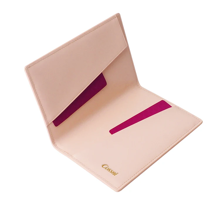 Wholesale luxury rfid blocking travel wallet custom family personalized genuine leather passport holder