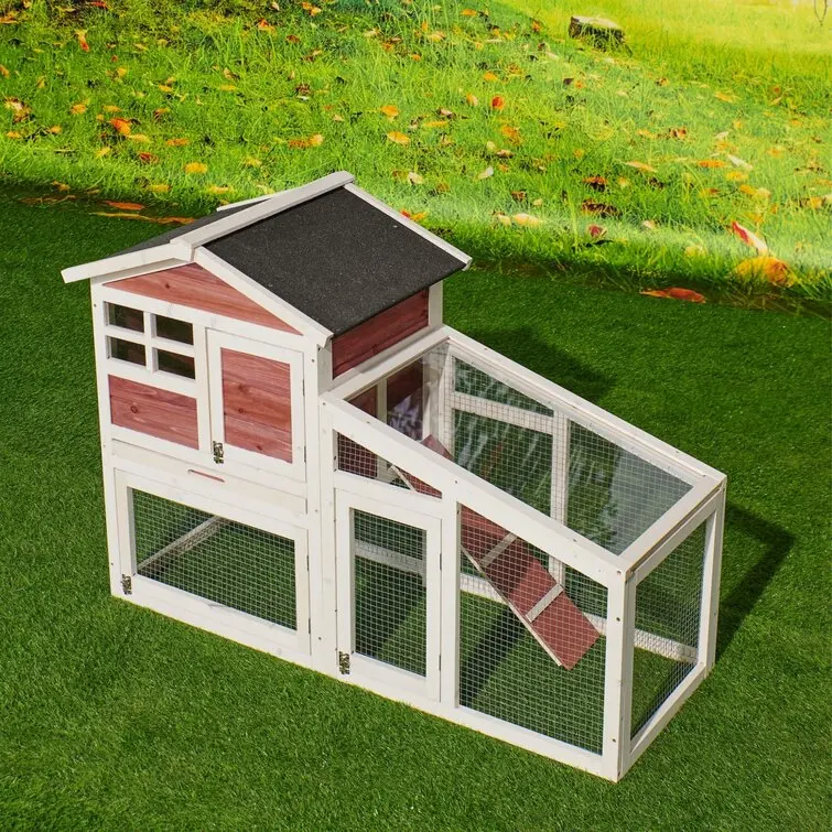 Outdoor Large Quality Hen House Poultry Cage Wooden Chicken Coop With Waterproof UV Panel