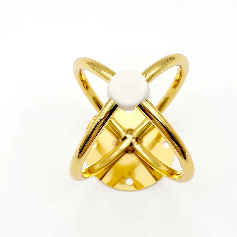 wejoy bulk 5cm height crossed circle golden legs furniture metal iron feet