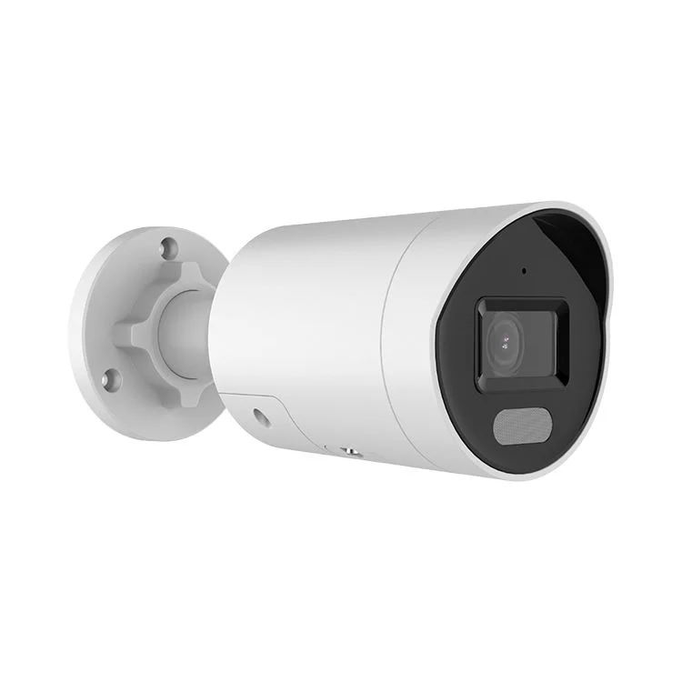 Full Color Mini Bullet Network Camera DS-2CD2047G2-LU/SL Built-in Mic Speaker Active Deterrence 4MP POE IP Camera