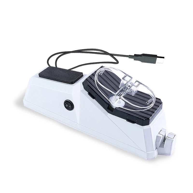 Multifunction Knives Sharpening With Protection Cover USB Recharge Kitchen Professional Electric Knife Sharpener