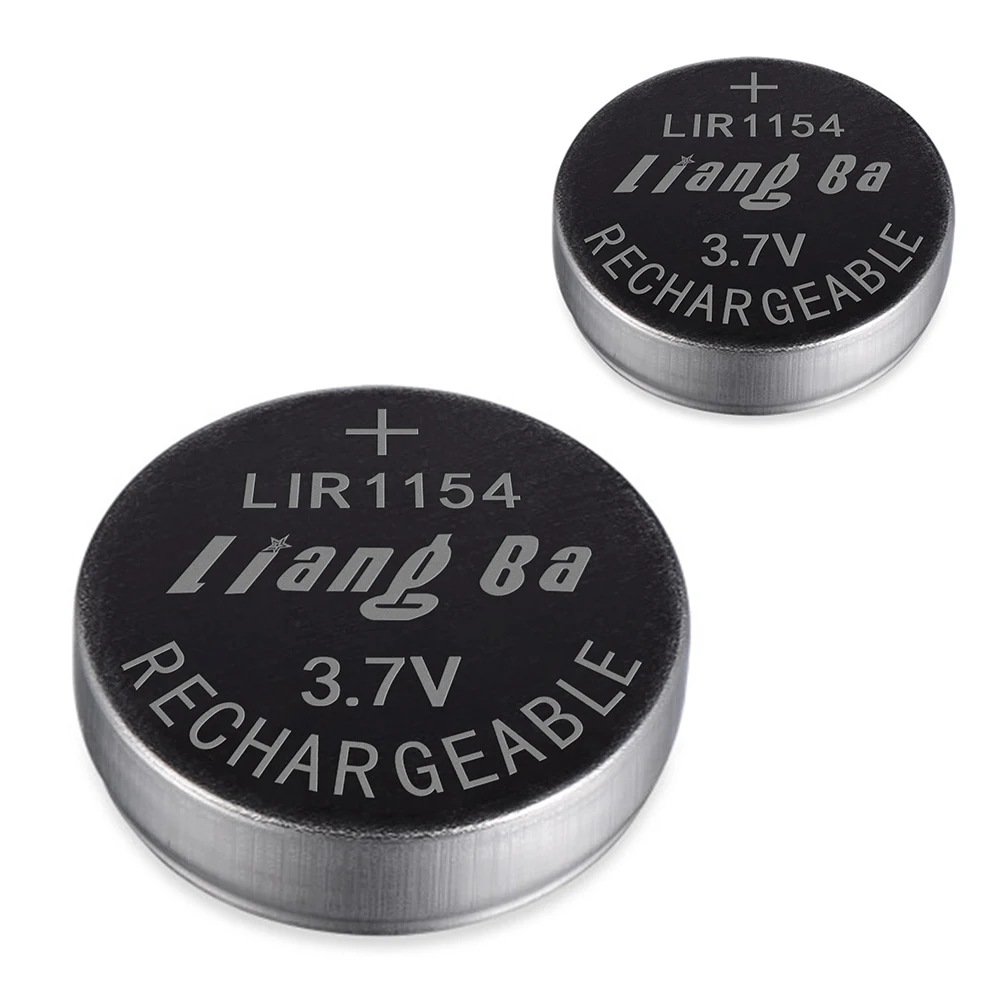 Rechargeable Li-ion Button Cell Batteries 3.6v Battery LIR1154   LIR1054 LIR1254 For Headset