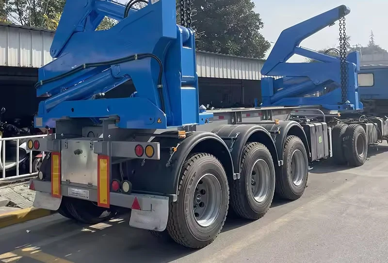 China supplier Truck Trailer Container Side Lifter 37t Super heavy load sideload semi trailer