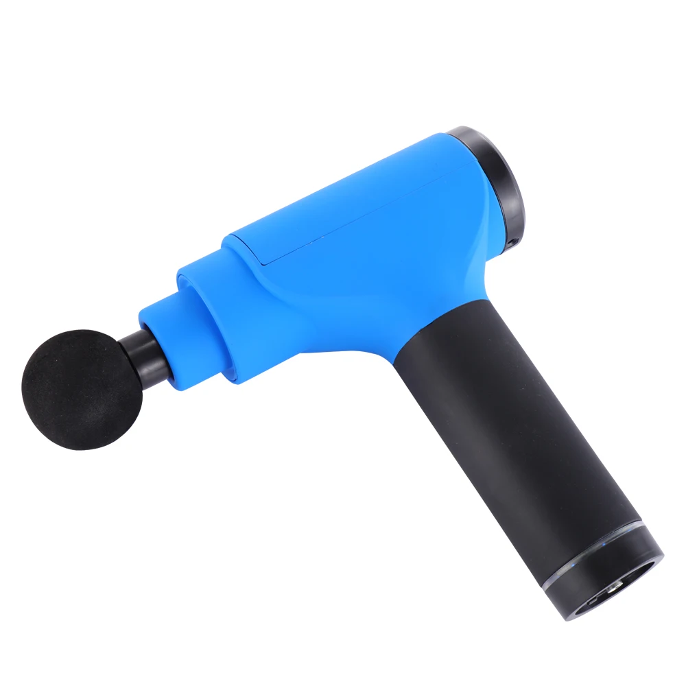 Chinese cordless body massage gun with best LG battery 1800mA forceful vibration  deep tissue super quite booster massage gun