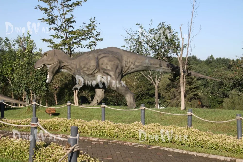 Dino Walk Роботизированная модель динозавра в натуральную величину аниматронный Динозавр для выставочного парка развлечений
