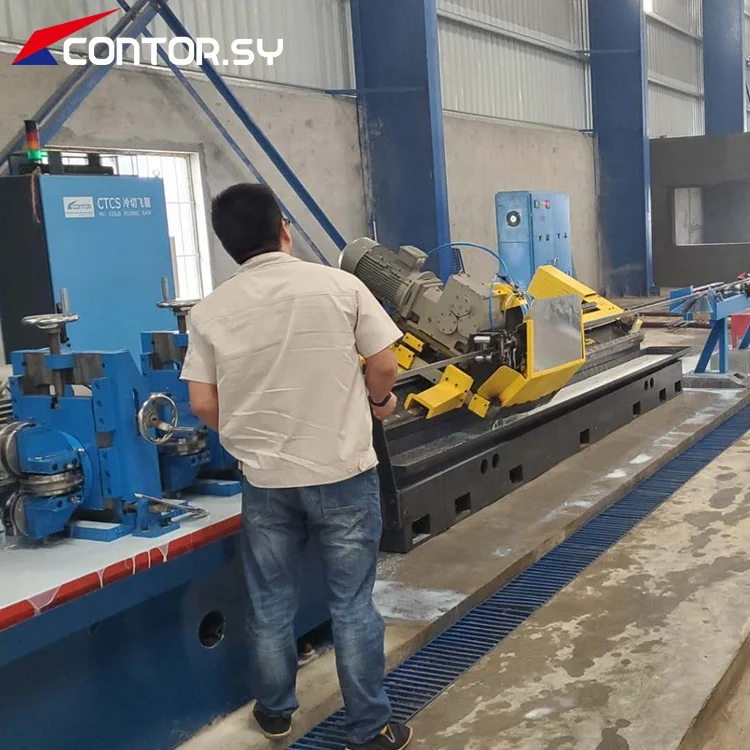 Contor Flying Cut Off Machine Tube Mill Line For Cold Steel Coil