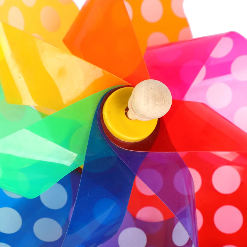 Professional High Cost-Effective Kids Toys Pinwheel Plastic Garden Windmill