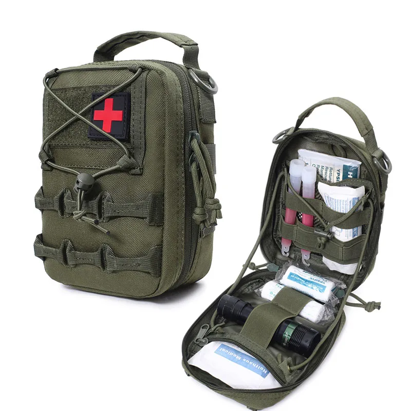 Molle EDC Pouch Bag Phone Pouch First Aid Kit Pouch Medical Bag Camping Hiking Outdoor Waist Pack Utility Tool Bag