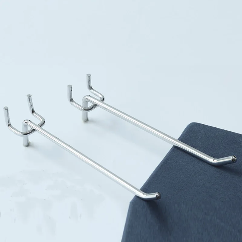 Wholesale Hot Sale Free samples Supermarket Metal Pegboard Display Rack Hooks For Hanging