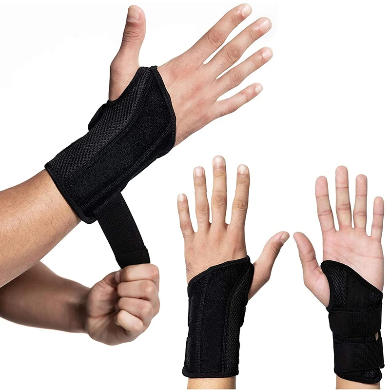 Wrist band Steel Plate Palm Guard Fixed Removable Hand Rest Adjustable Pressurized Wrist Brace