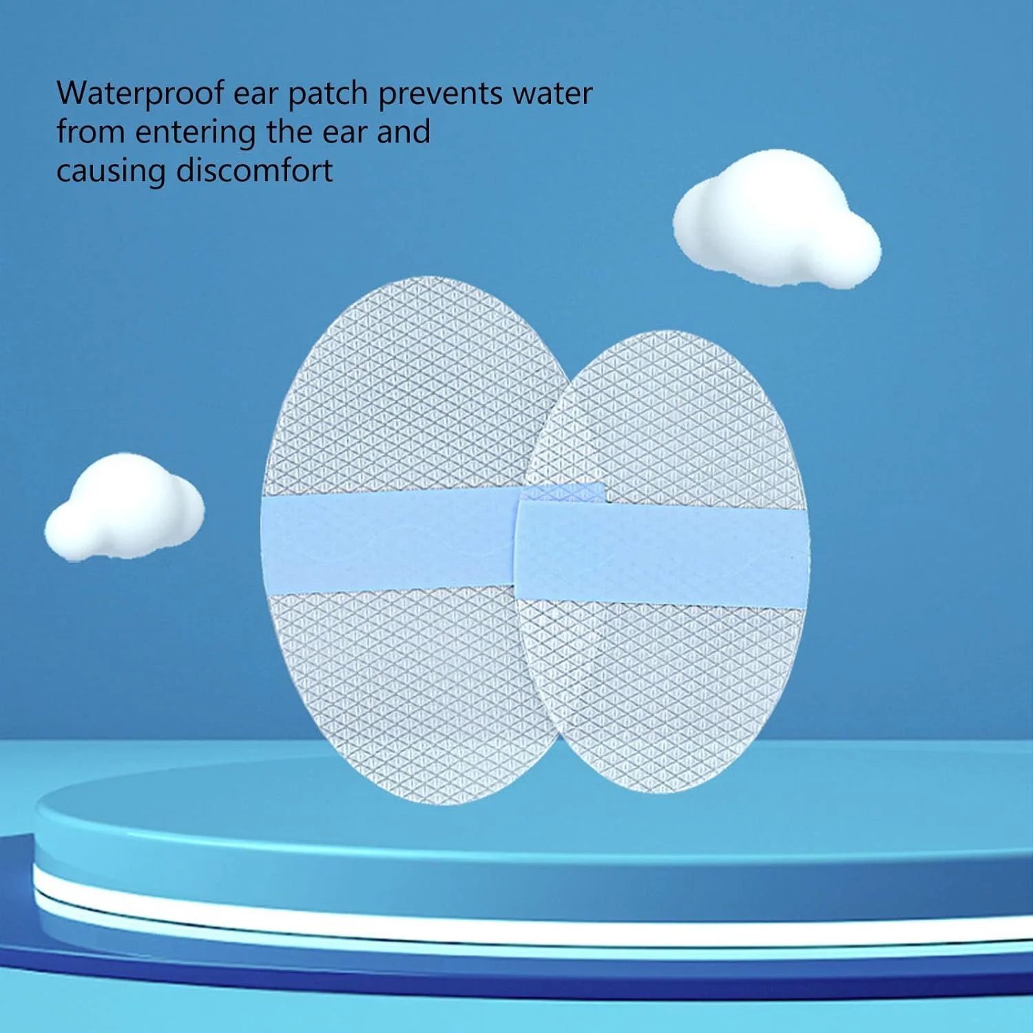 Baby Waterproof Ear Stickers  Ear Protector for Swimming Showering Surfing Snorkeling and Other Water Sports