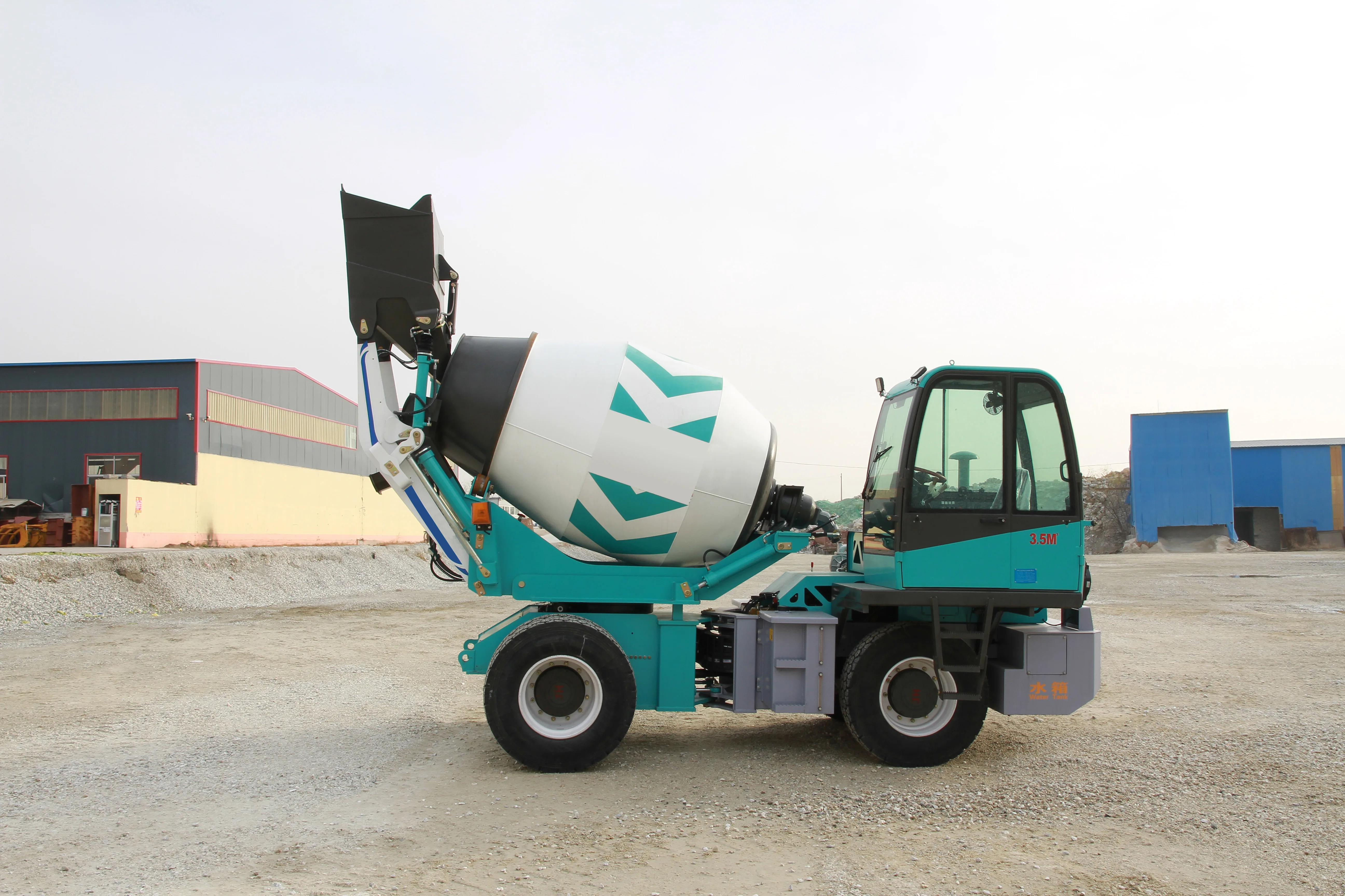 Cheapest self loading concrete mixer truck 1m3 2m3 3m3 4m3 5m3 6m3 concrete mixer and pump