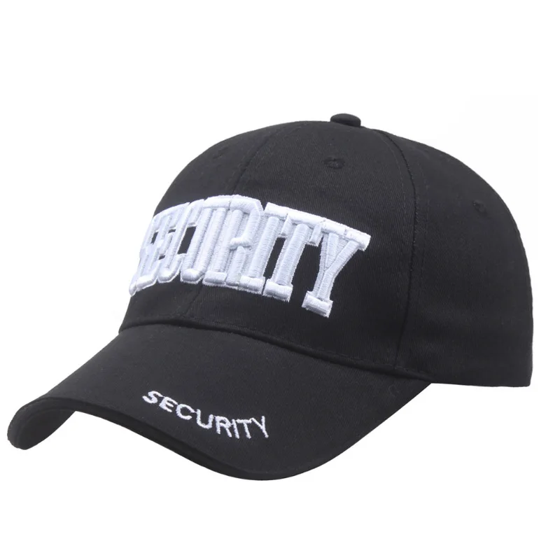 Embroidery Logo Security Guard Hats 3D Embroidery Logo Security Hat