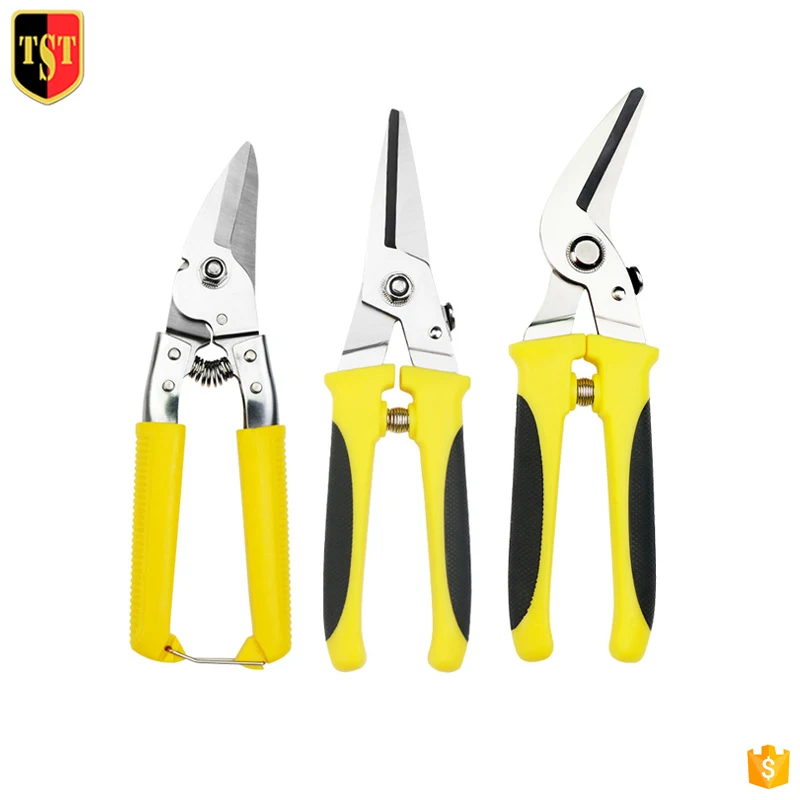 Powerful Plastic Handle Blade Hedge Shear Wholesale Good Quality Garden Pruning Shears