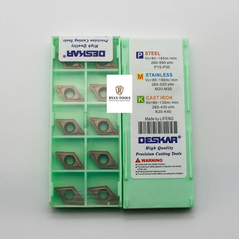 Original cnc cutting inserts carbide turning tools for lathe DCMT11T30811T304 LF6118 DESKAR