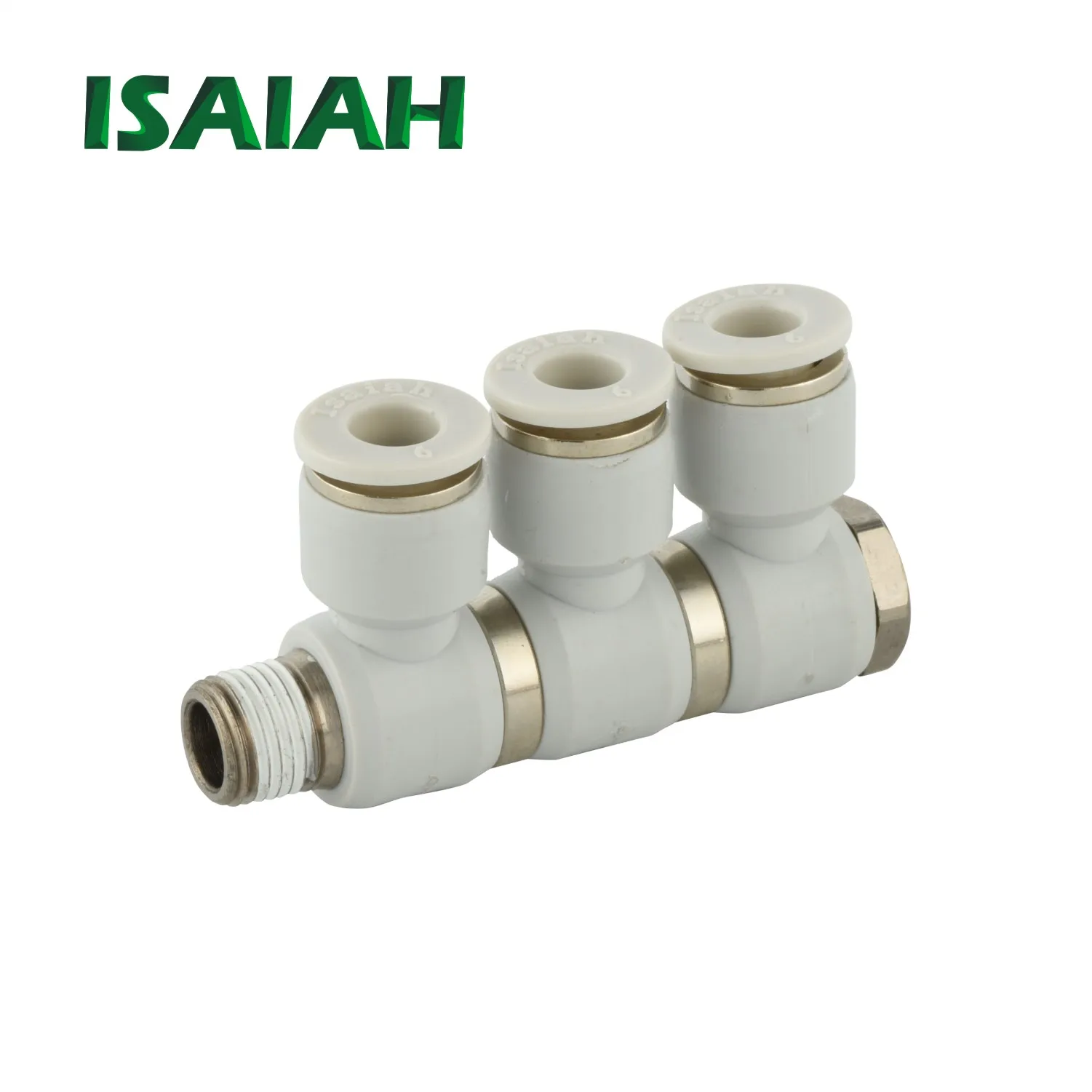 From Ningbo Isaiah Factory  Universal Male Elbow One Touch Tube Air Fittings Pneumatic Quick Connector