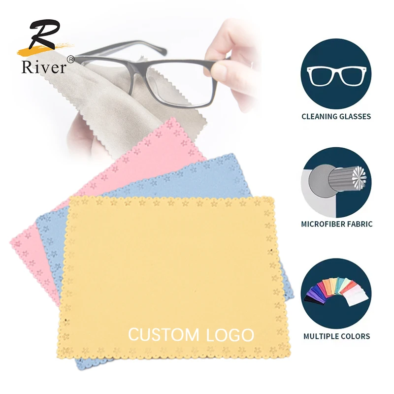 Wholesale Sude Phone Screen Cleaner Wipes Eyewear Glasses Accessories Custom Logo Optical Eyeglasses Lens Cleaning Cloth