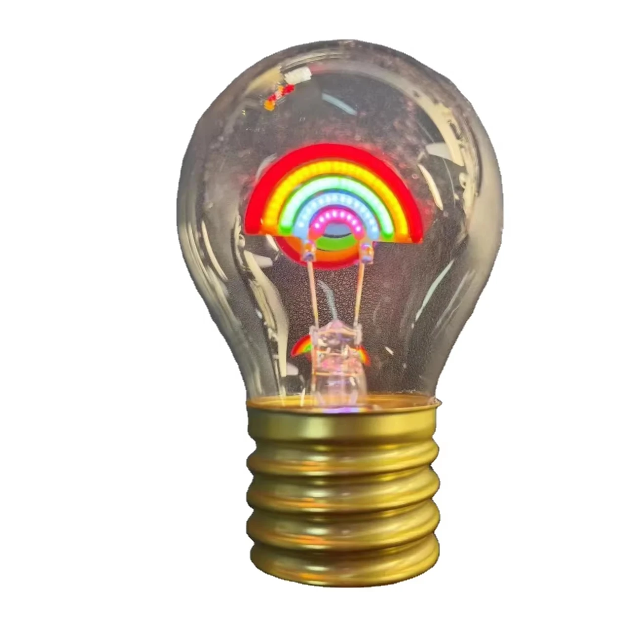 A68 USB Rechargeable Buld Internal Battery 5V Portable Table Lamp Customizable Graphics