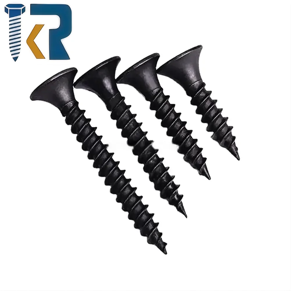 Phosphating Drywall Screws Fasteners  Black Phosphating Drywall Screw Dry Wall Nails Keel Screws