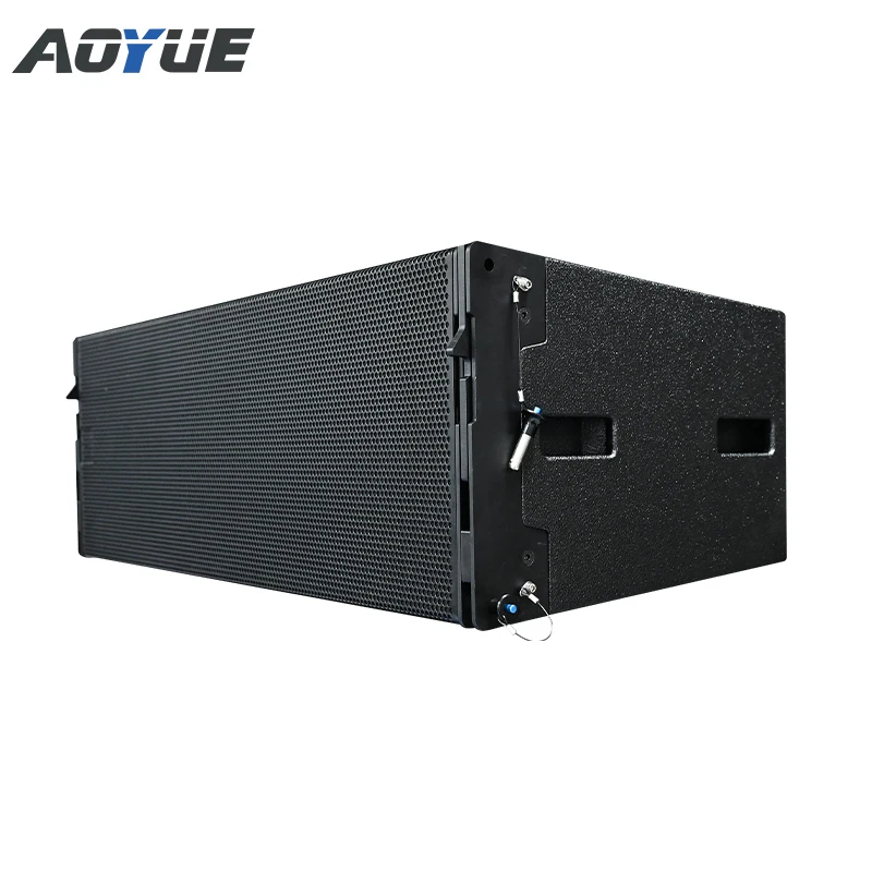 Aoyue outdoor audio sound system passive double 12 inch line array speaker