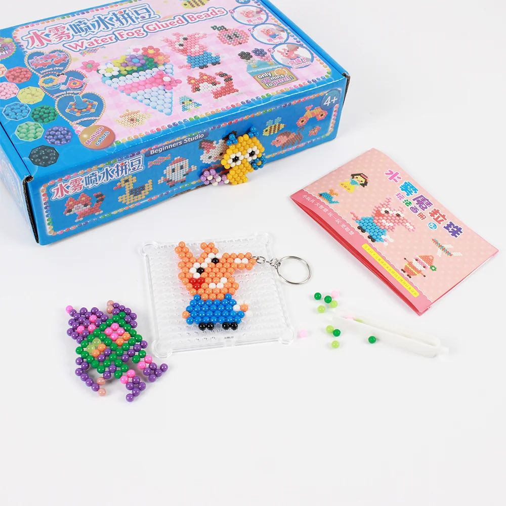 Popular Selling Colorful beginner Art Making Rainbow Polymer beads Kids Magic In Box
