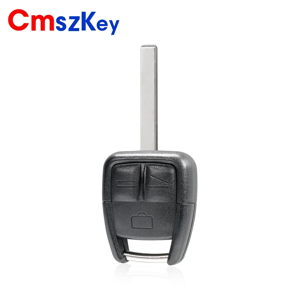 For 2001 2002 2003 Opel Omega Vectra B 3 Button Remote Key Fob 433Mhz ID40 Chip OP2 With Uncut Key Blade