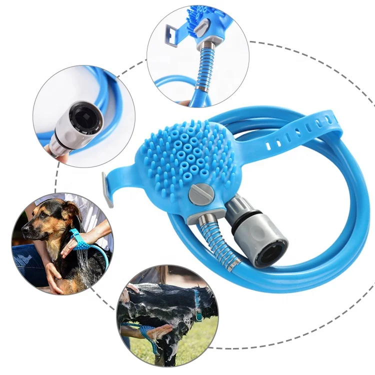 Pet Washing Grooming Tools Dog Cat Massage Shower Sprayer Hair Remover Brush Glove silicone Pet Bath Grooming Glove