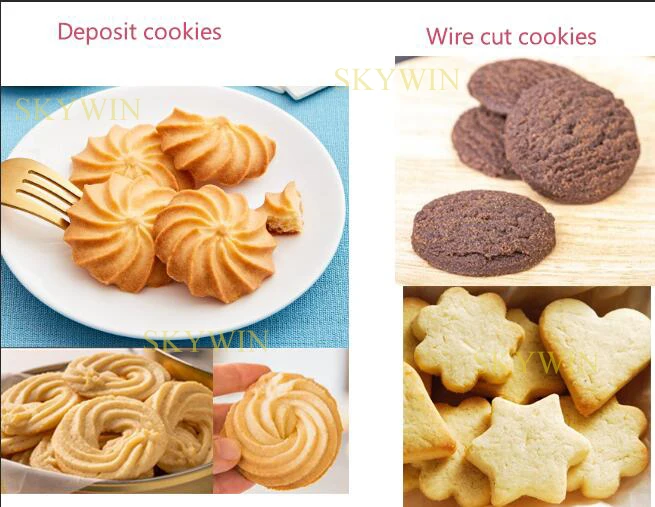 
Skywin Factory Automatic Biscuit Cutter Maker Cookie Depositor Machine 