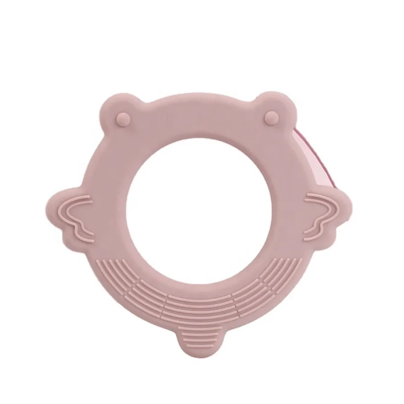 New Design BPA Free Silicone Baby Teether Teething Accessories Toy for Babies Beiring