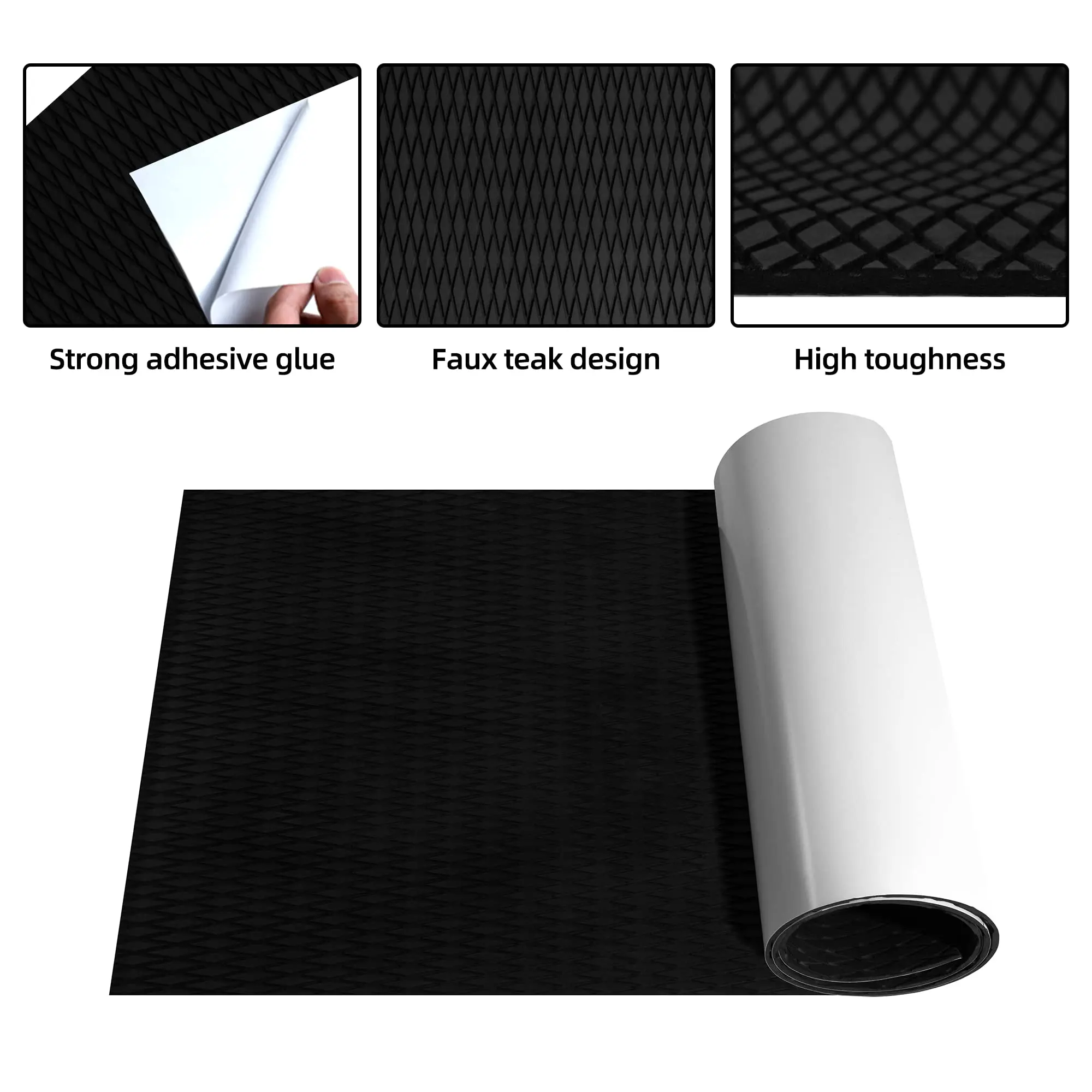 Customized EVA Foam Non Slip Boat Flooring Yacht Synthetic Decking Marine Flooring With Diamond