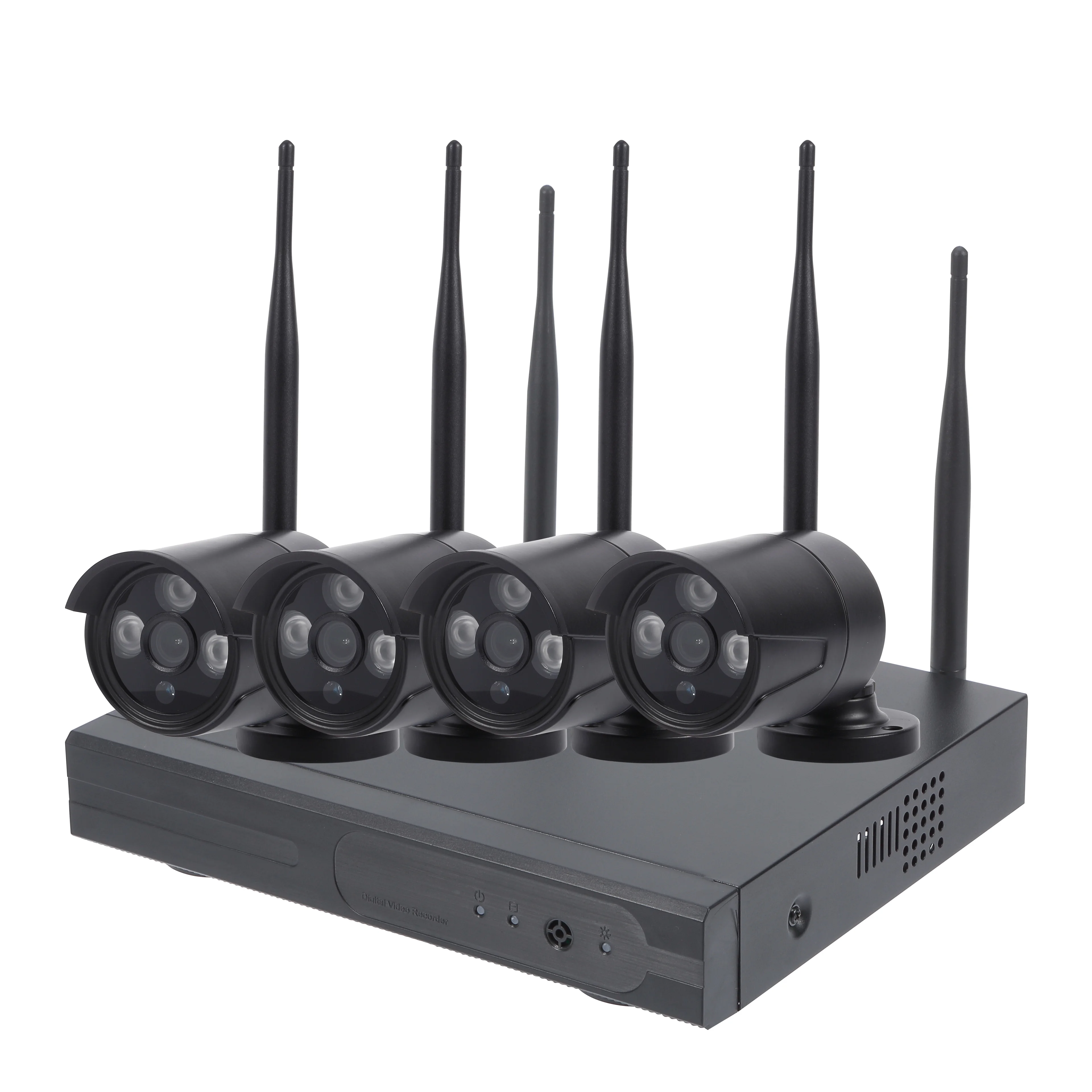 
Indoor 4CH Poe Nvr Kit 1080P Onvif P2P IP Camera Night Vison Colorful 2MP HD Camera Video Surveillance System 