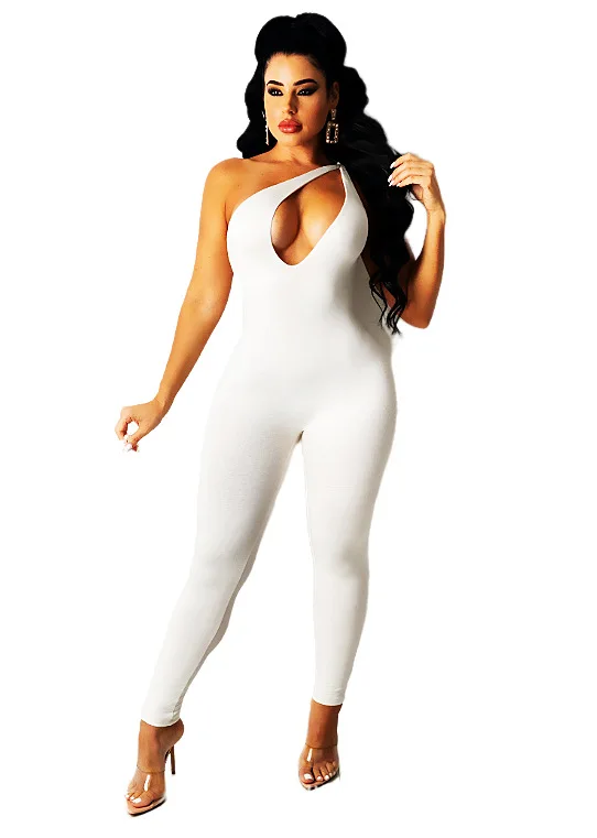 Women clothes 2021 trending sexy backless short sleeve hollow out jumpsuit fall fashion clothing D11214