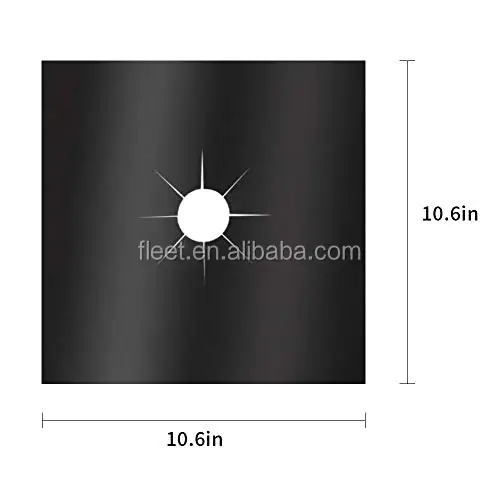 Стекловолоконная ткань антипригарная многоразовая защита от обрастания горелка плита верхняя Защита газовая плита
