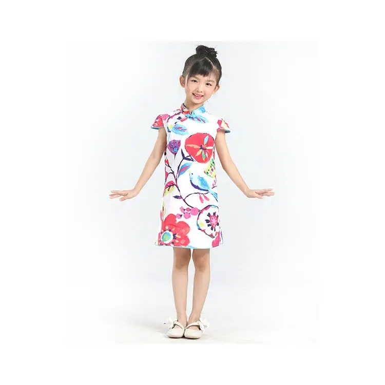 
Factory Chinese Traditional Modern Cheongsam Girl Qipao Dress 