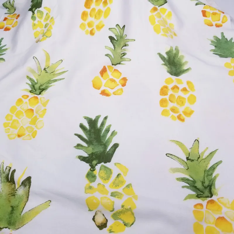 
Wholesale Baby Cotton Interlock Knit Fabric Fruit series of cotton printed flat needle baby cotton cloth 