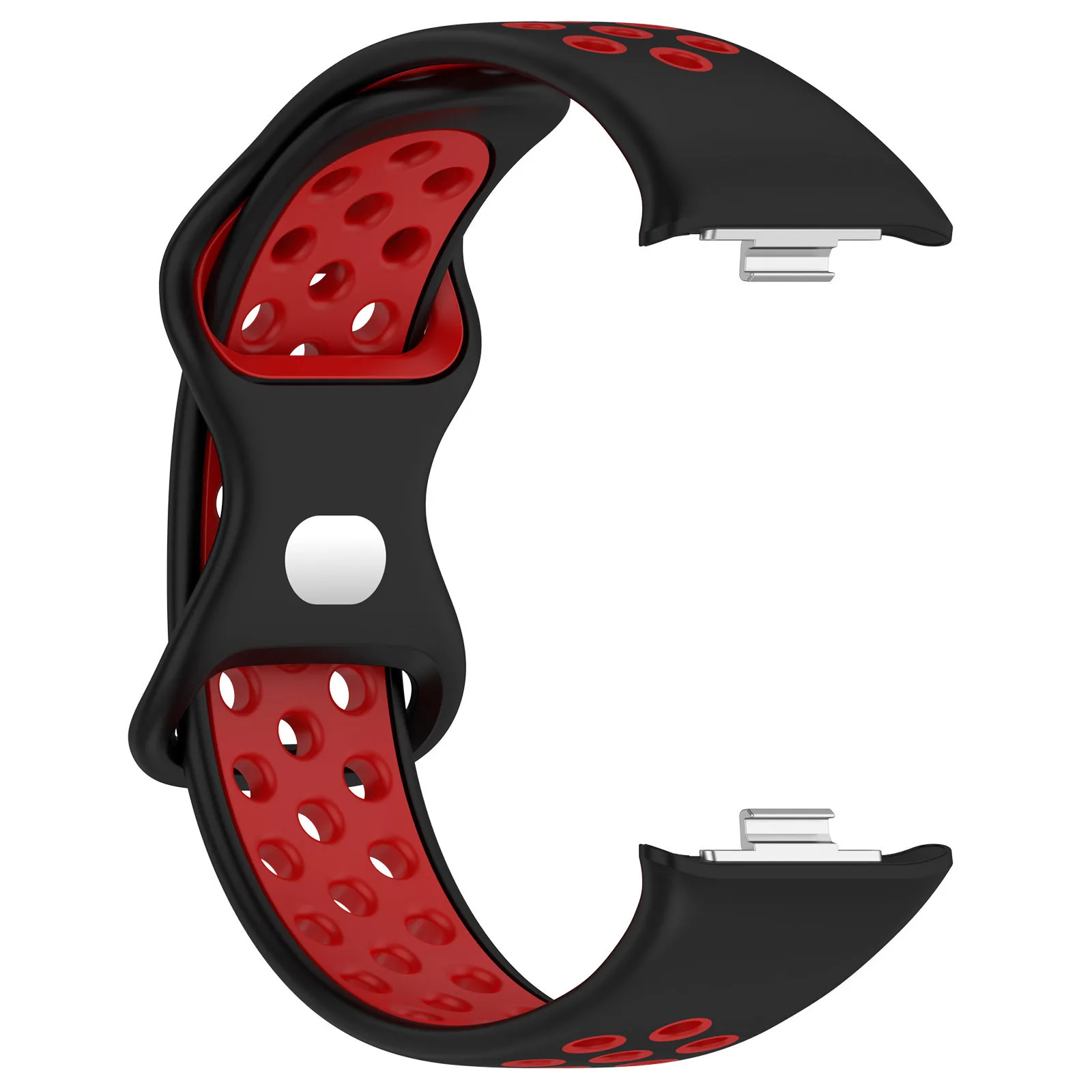 Tschick Bicolor Silicone Strap For Xiaomi Mi Band 8 Pro Breathable Smart Watch Bracelet For Redmi Watch 4 WristBand Accessories