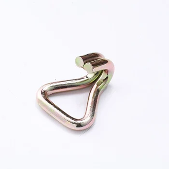 
25mm 1.5T All steel galvanized Double J hook for ratchet buckle 