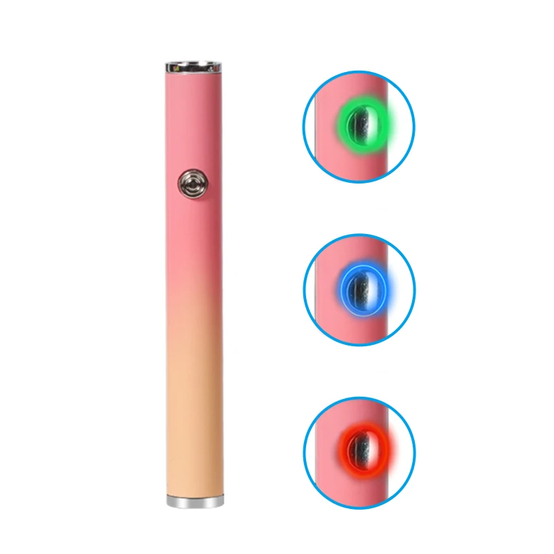 UKETA wholesale smoke accessories preheat 350mah 650mah 900mah 1100mah LED rechargeable battery pen USB ciga rette lighter