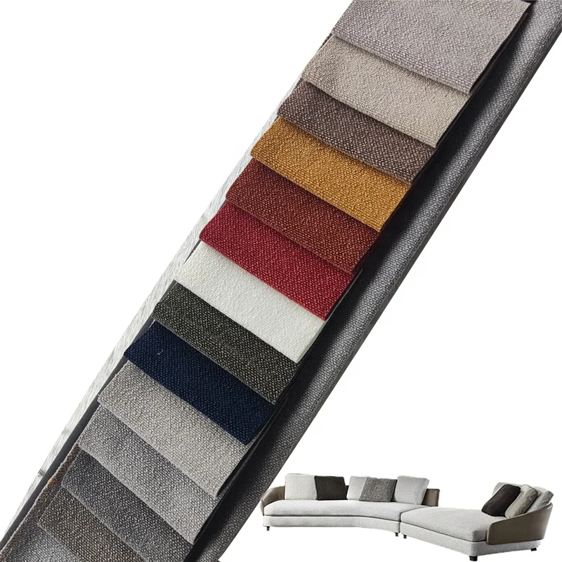 Wholesale upholstery boucle  fabric yarn dye material  multi color use for home textile  sofa covers  car covers