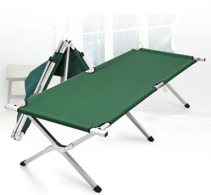 China Factory Europe Ukraine Soldier Army Lightweight Aluminum Steel Metal Portable Hiking Leisure Folding Camping Bed Cot