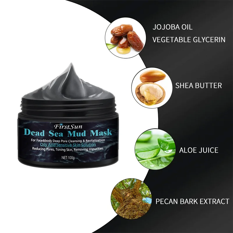 Best Beauty 100ml Salon Products Clay Face Mask From Mineral Beauty System Dead Sea Private Label Dead Sea Mud Mask